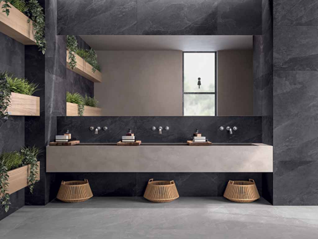 Linea Pietra banyo WC doğal taş kaplama