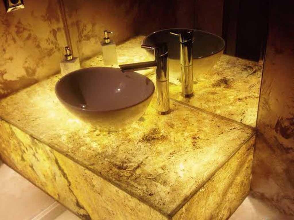 Linea Pietra banyo WC doğal taş kaplama