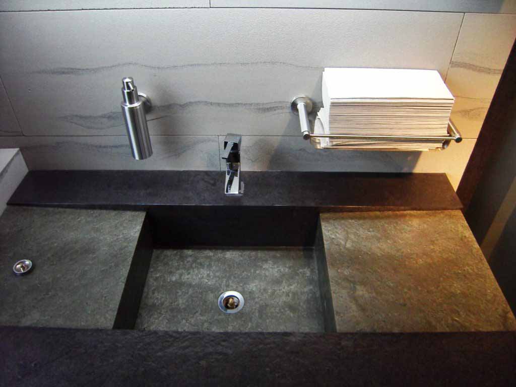 Linea Pietra banyo WC doğal taş kaplama