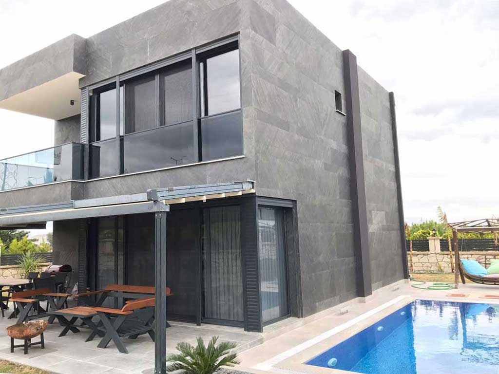 Linea Pietra villa cephe doğal taş kaplama