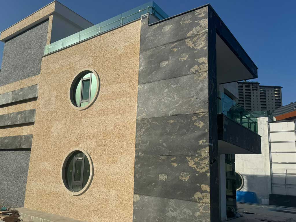 Linea Pietra villa cephe doğal taş kaplama